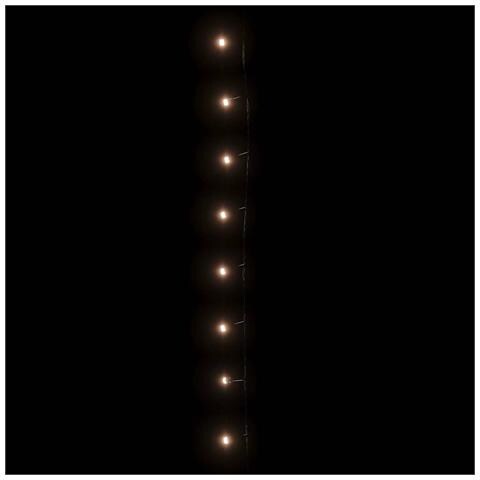 Stringa di Luci con 400 LED 40 m 8 Effetti Luce Bianco Caldo - Foto 6