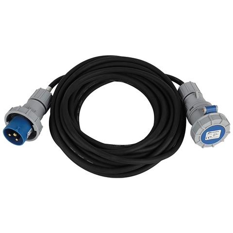 46142 Prolunga In Gomma Presa Industriale Iec Spina A 3 Poli Adatta Per Camper, Campeggio, Caravan, Barca, Cantiere-ip67, Sezione Cavo 3g1.5mm, 10 Mt - Foto 2