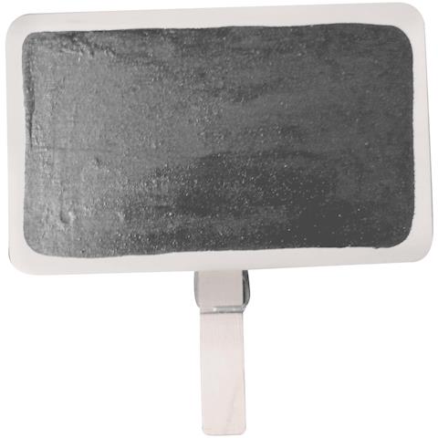 6 Mollette Di Legno Con Ardesia 9 Cm - Foto 4