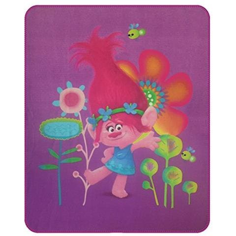 043696 gnomi Poppy Plaid In Pile Poliestere Rosa 110 x 140 cm - Foto 1