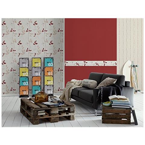 249630 - Bordo Collezione Avenzio 4, Colore: Crema / rosso / beige - Foto 2