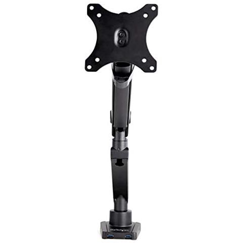 Supporto da scrivania per monitor VESA da 17"" a 34"" 2 porte USB 3.0 integrate con gestione dei cavi (ARMSLIM2USB3) - Foto 5