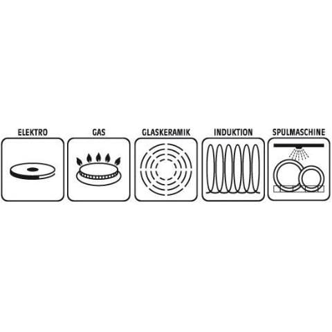 456.722 Padella Per Crepes Induzione Grigio / Nero Alluminio Crepe Della Padella Induzione 26 Cm Per Pc, Stendi-impasto, Alluminio, 43.7 X 26.2 X 2.0 Cm, 2 Unita - Foto 2