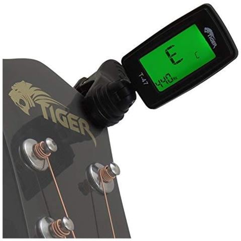 Tigre Clip-on Guitar Tuner - Chromatic Tuner Per Chitarra Ukulele E Violino - Foto 1