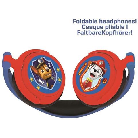 Cuffie Pat 'patrouille Cuffie Stereo Cablate Pieghevoli Per Bambini Con Limitazione Del Volume Di Ascolto - - Foto 2