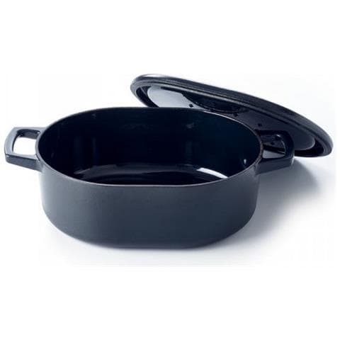 Daubière In Ghisa Smaltata 31cm Nera - 15141314 - Foto 4