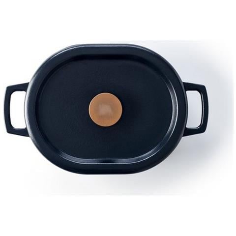 Daubière In Ghisa Smaltata 31cm Nera - 15141314 - Foto 2