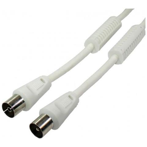 Cavo Antenna Dcu Tv M-h Bianco (3 M)  - Foto 1