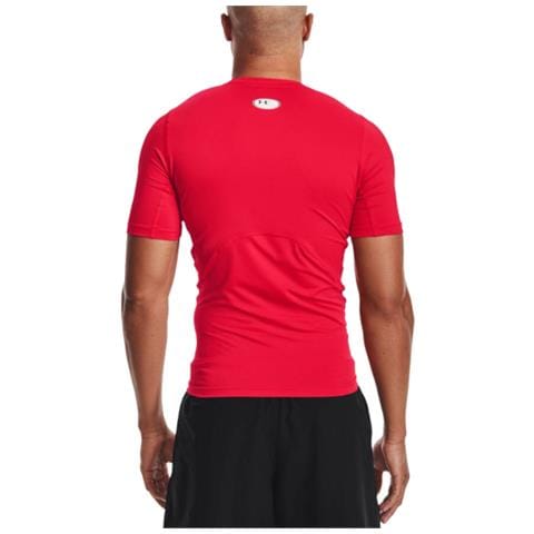 Heatgear Armour Short Sleeve, Uomo, Rosso, Magliette A Compressione, Numero: M Eu - Foto 4