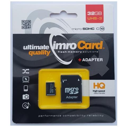 Microsd10 / 32g Uhs-3 Adp-speicherkartensatz (32 Gb, Klasse U3, Adapter, Speicherkarte) (microsd10/32g Uhs-3 Adp)  - Foto 1