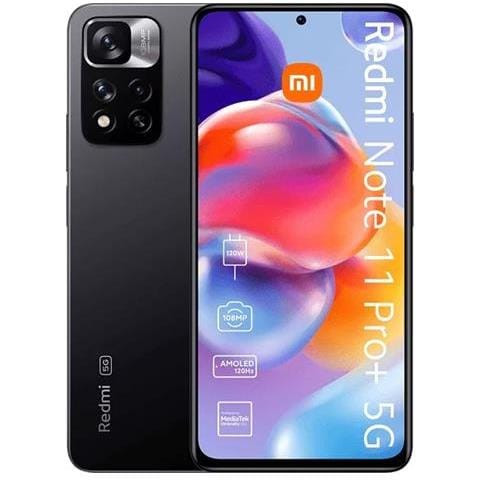 Redmi Note 11 Pro+ 5G 256GB 8GB Ram Dual Sim Display 6.67" Full HD+ Slot Micro SD Fotocamera 108 Mpx Android Grigio Grafite - Foto 1