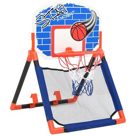 Set Da Basket Per Bambini Multifunzione Da Pavimento E Parete - Foto 1