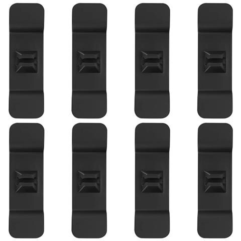 Organizzatore Di Cavi Per Elettrodomestici Da Cucina Da Incollare, Confezione Da 8 - Foto 1