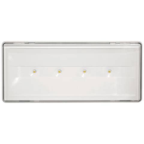 Lampada Emergenza Led A Parete 19500 Ip 40 Stile+ 11w Se /sa 1/2h - Foto 1