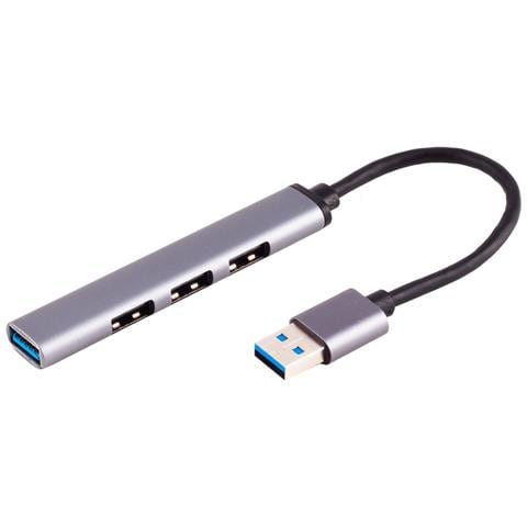 13-50001 hub di interfaccia USB 3.2 Gen 1 (3.1 Gen 1) Type-A 5000 Mbit /s Grigio - Foto 1