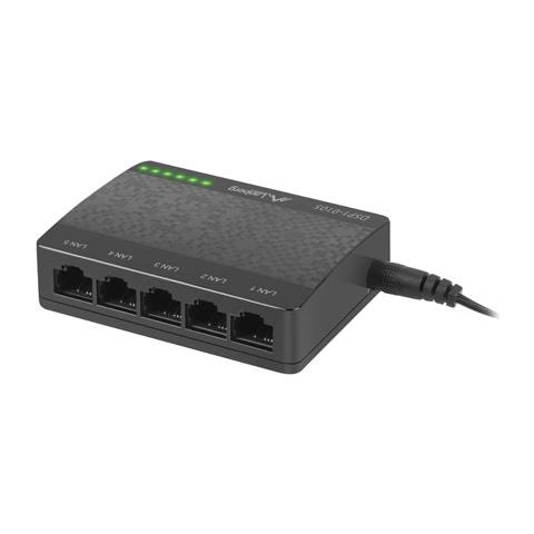DSP1-0105 switch di rete Non gestito Fast Ethernet (10/100) Nero - Foto 4