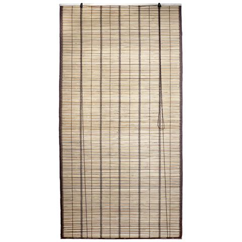 Tenda A Rullo Tapparella Bamboo A Caduta Pannello Porta Finestra Modello Oxaka 120x250 Naturale - Foto 1