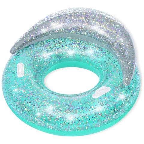 Poltrona Ciambella Gonfiabile Galleggiante Glitter Dream Bestway 43509 - Foto 1