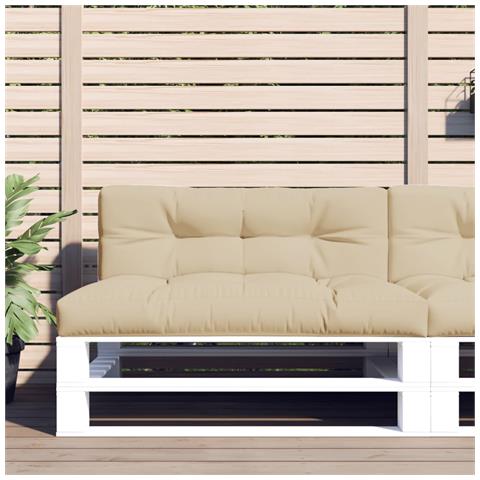 Cuscini Per Pallet 2 Pz Beige In Tessuto - Foto 1