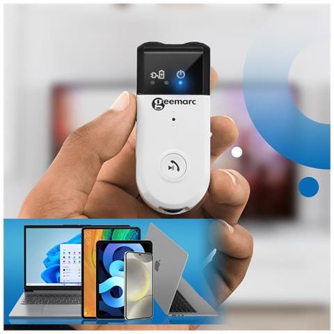 Amplificatore Bluetooth Da 30 Db Per Tv, Pc E Cellulari Con Microfono, Bianco - Foto 2