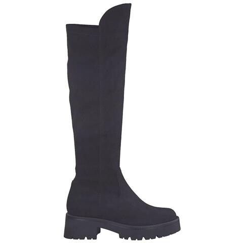 Black Casual Closed Boots Stivali Tessile Scarpe Donna Nero Eu 37, 1-25506-29 001 - Foto 1