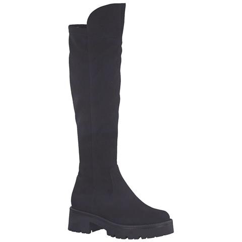 Black Casual Closed Boots Stivali Tessile Scarpe Donna Nero Eu 37, 1-25506-29 001 - Foto 2