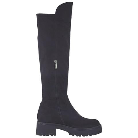 Black Casual Closed Boots Stivali Tessile Scarpe Donna Nero Eu 37, 1-25506-29 001 - Foto 3