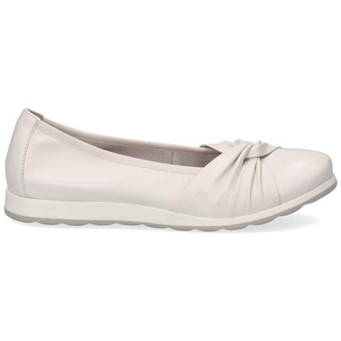 White Casual Closed Shoes Scarpe Basse Pelle Scarpe Donna Bianco Eu 37, 9-24650-28-144 - Foto 1