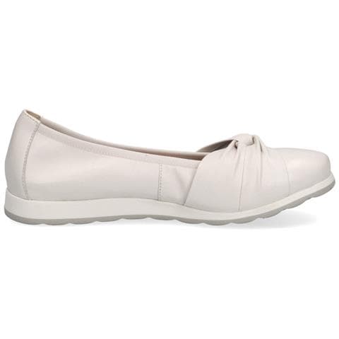 White Casual Closed Shoes Scarpe Basse Pelle Scarpe Donna Bianco Eu 37, 9-24650-28-144 - Foto 3