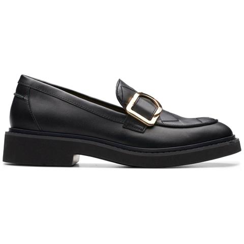Splend Penny Loafers Mocassino Pelle Scarpe Donna Nero Eu 39.5, Cl26176778 - Foto 2