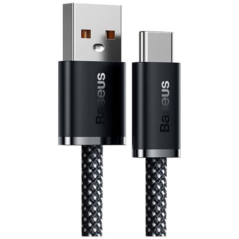 Cavo Usb / Usb-c 1m 100w In Nylon Intrecciato Per Ricarica E Trasferimento Veloce, Nero - Foto 2