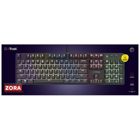 GXT 871 Zora tastiera Gaming USB Tedesco Nero - Foto 2