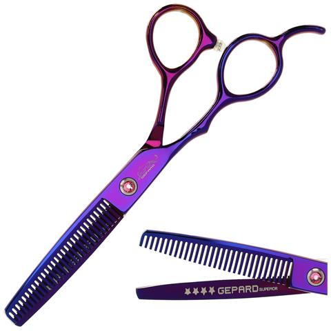 Sfoltitrice Per Parrucchieri 5,5 Per Mancini Purple - Foto 1