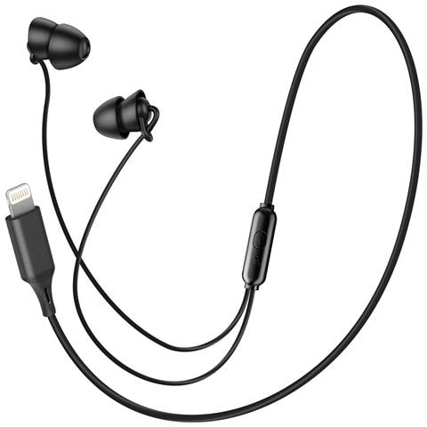 Cuffie Per Dormire Con Cavo Lightning Con Microfono, Nero - Foto 1