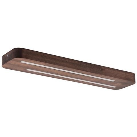 Lampada A Soffitto Fiandre - Marrone - Legno - 55x13x3,5 Cm - Foto 1