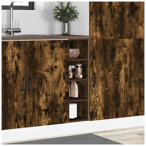 Armadio Inferiore “Riga” Rovere Fumo 20x44,5x81,5 cm - Foto 10