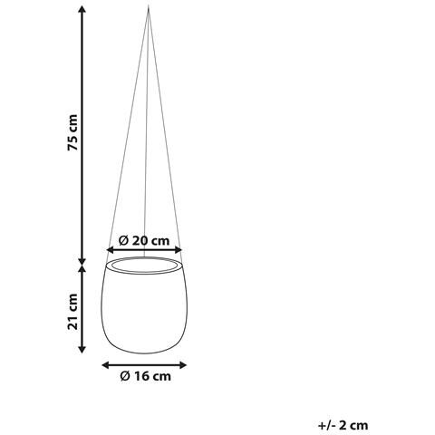 Vaso Per Piante Livadia 20 Cm Verde Oliva - Foto 7
