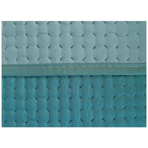 Quilt Trapuntino Estivo 100gr Mq Bicolor Double Face Tinta Unita Modello Cloe Piazza E Mezza Tiffany - Foto 2