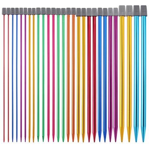 Set Di 14 Paia Di Ferri Da Maglia Colorati Da 35 Cm - Foto 1