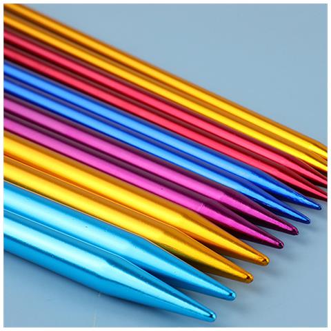 Set Di 14 Paia Di Ferri Da Maglia Colorati Da 35 Cm - Foto 4