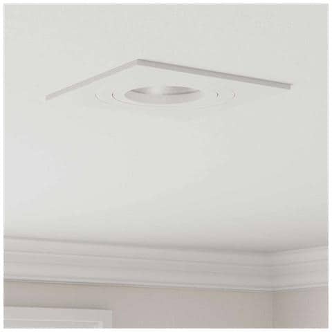 Faretti Incassati 12 pcs Quadrati GU10 Bianchi 91x91 mm - Foto 2
