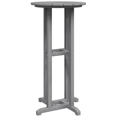 Tavolo da Bar Grigio Chiaro 55x55x107 cm HDPE - Foto 1