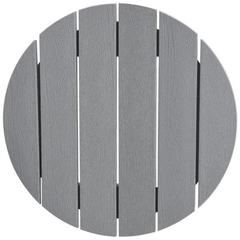 Tavolo da Bar Grigio Chiaro 55x55x107 cm HDPE - Foto 7