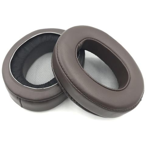 2 Cuscinetti Auricolari In Pelle Di Pecora Compatibili Con Cuffie Sony Mdr-1a/1adac/1abt/1r/1rmk2/1rbt/1rnc Brown - Foto 1