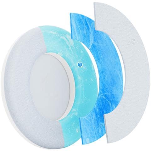 Cuscinetti Di Ricambio Compatibili Con Cuffie Bose Qc45/qc45ii/qc45sc/qc35/qc35ii (2 Pezzi) White - Foto 3