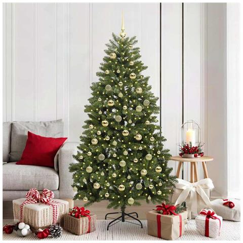 Albero di Natale artificiale Verde 180 cm PVC e Metallo - Foto 2