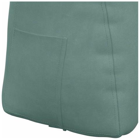 Cuscino per Schiena Verde Mare 80 x 24 x 50 cm Velluto - Foto 9