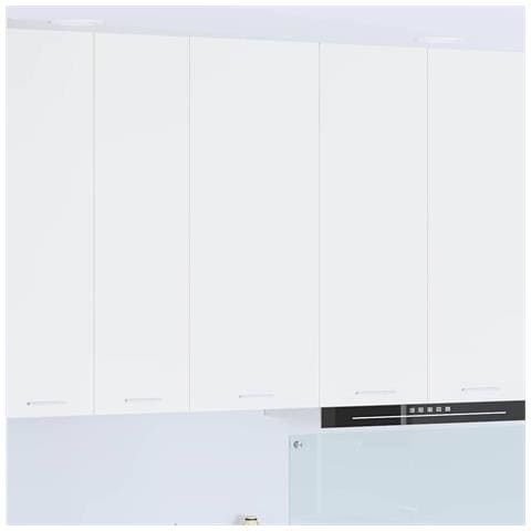 Armadio pensile Riga Bianco 40 x 31 x 100 cm Legno multistrato - Foto 2