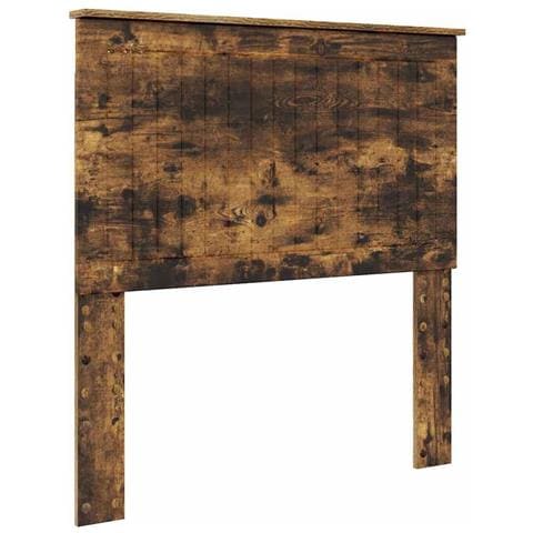 Testiera con testiera Rovere fumé 90 cm Legno multistrato - Foto 1