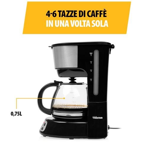 Macchina Caffè, Per 4-6 Tazze, Funzione Keep Warm, Spegnimento Automatico, Sistema Antigoccia, Filtro Dell'acqua Rimovibile, Senza Bpa, Parti Lavabili In Lavastoviglie - Foto 5